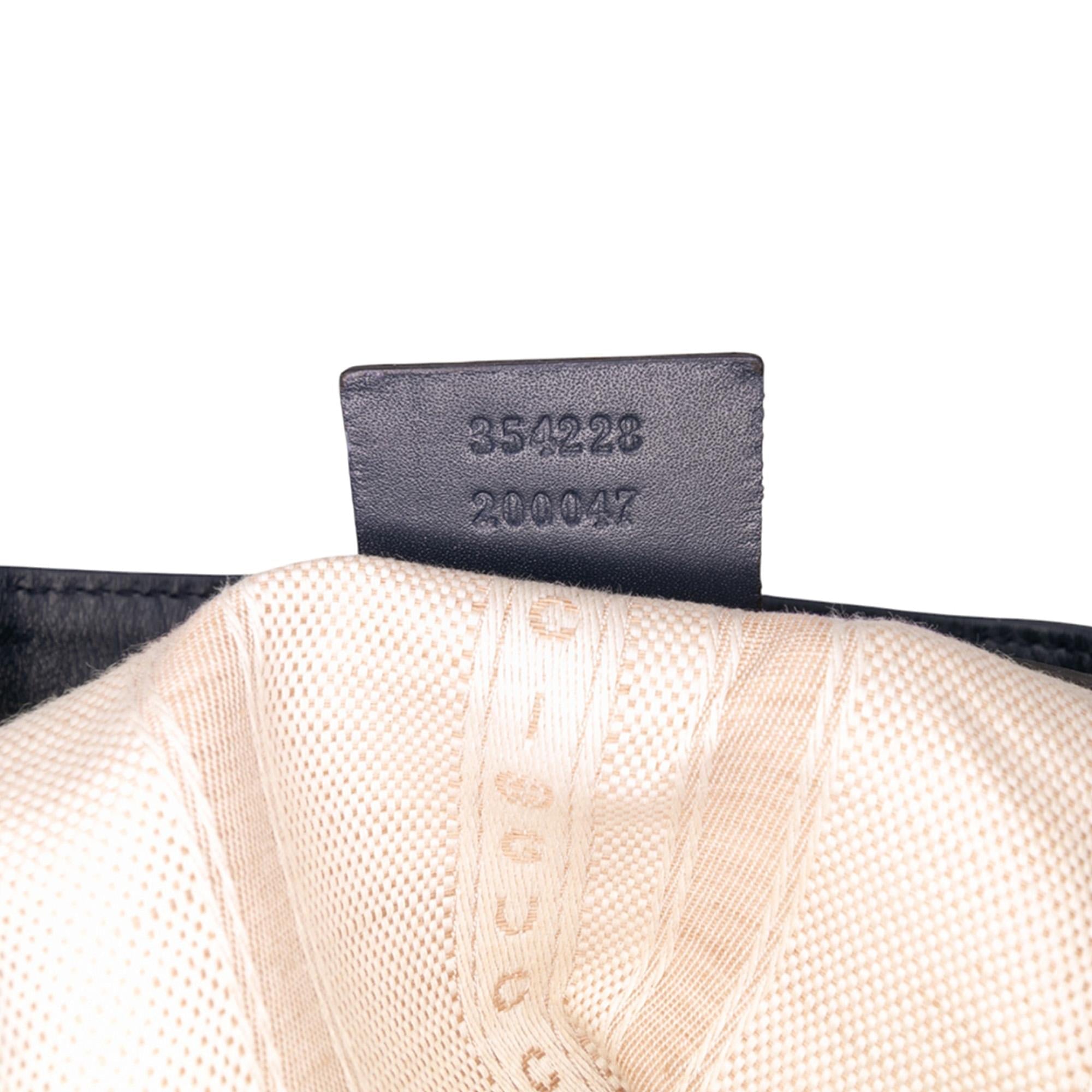 Gucci Medium Calfskin Bright Diamante Bucket