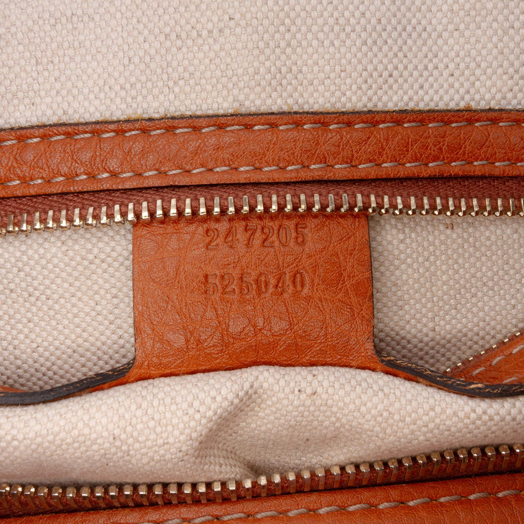 Gucci Medium Calfskin Web Joy Boston Bag