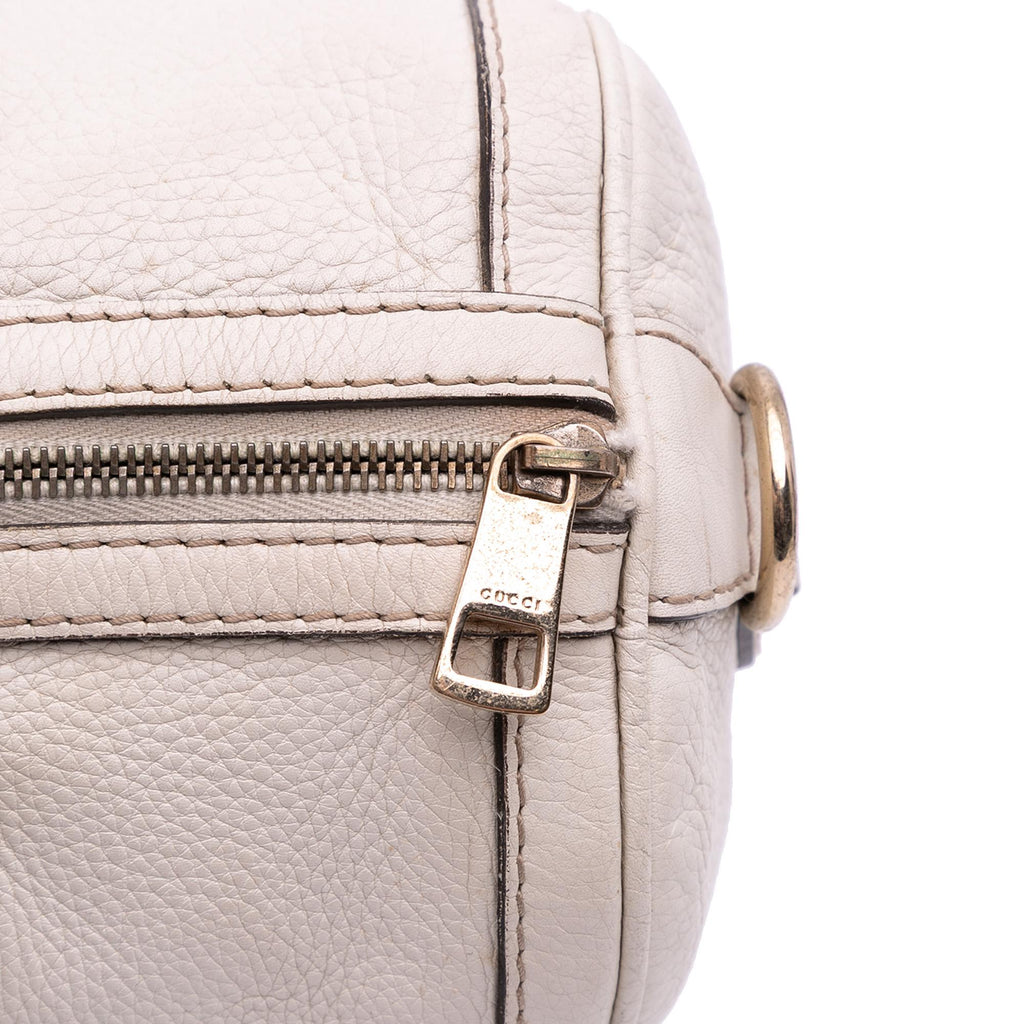 Gucci Medium Calfskin Web Joy Boston Bag