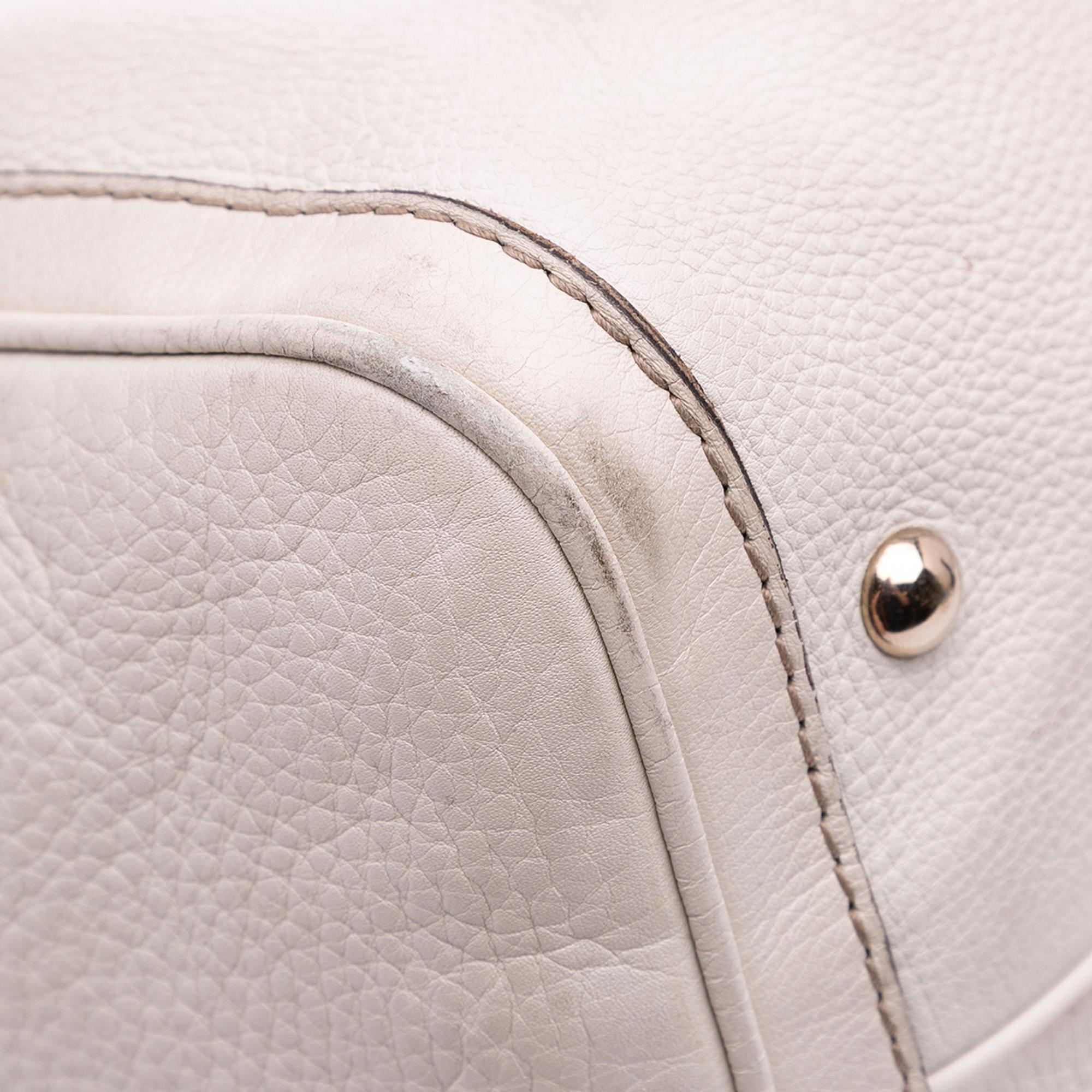 Gucci Medium Calfskin Web Joy Boston Bag