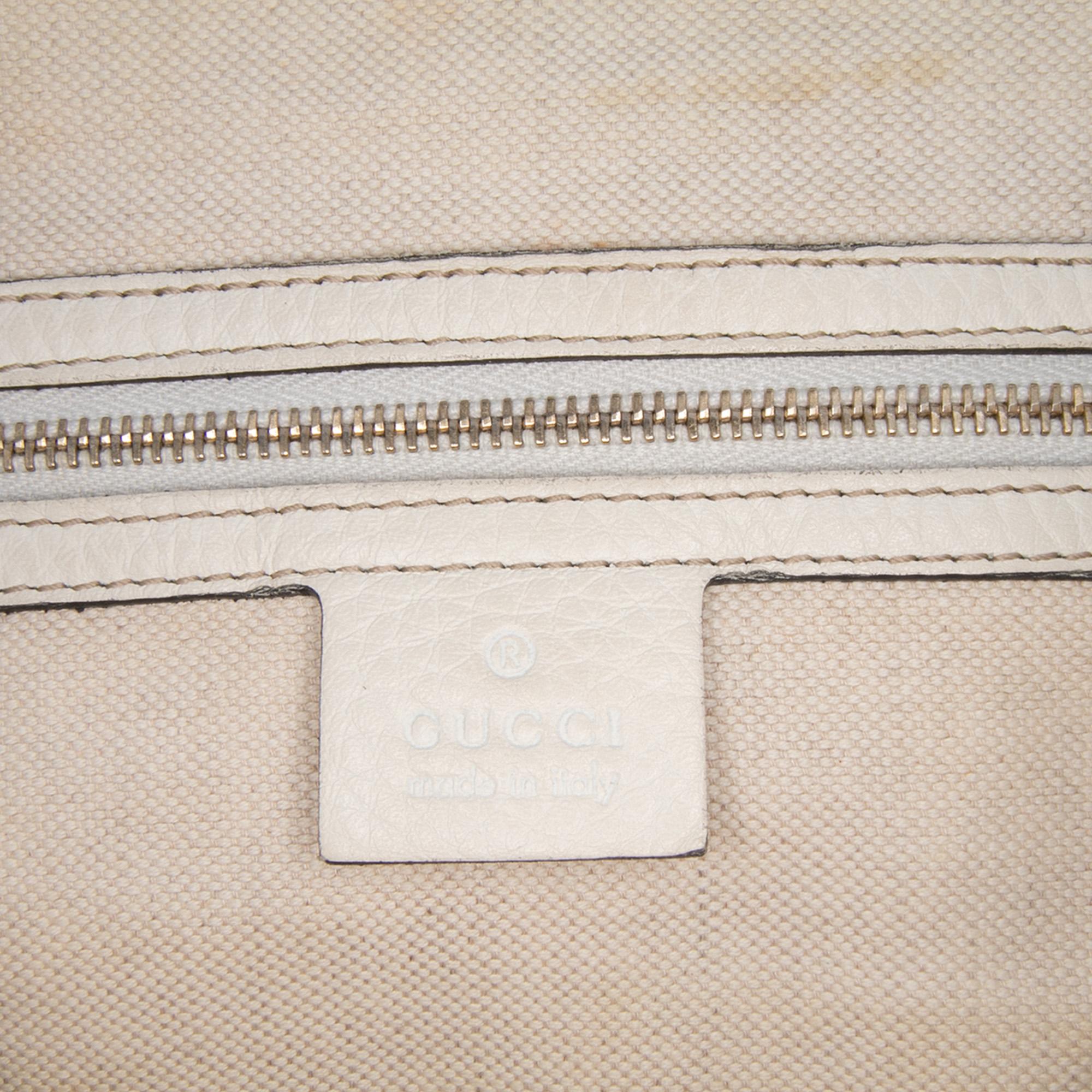 Gucci Medium Calfskin Web Joy Boston Bag