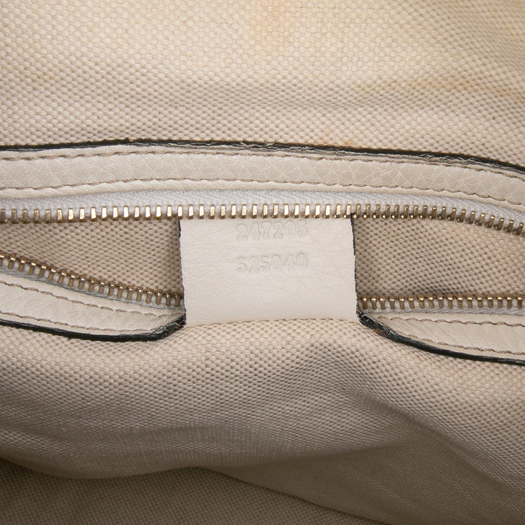 Gucci Medium Calfskin Web Joy Boston Bag