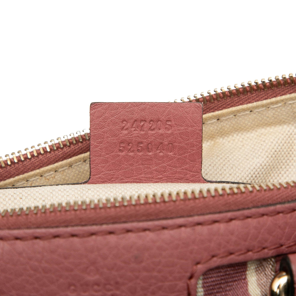 Gucci Medium Calfskin Web Joy Boston Bag