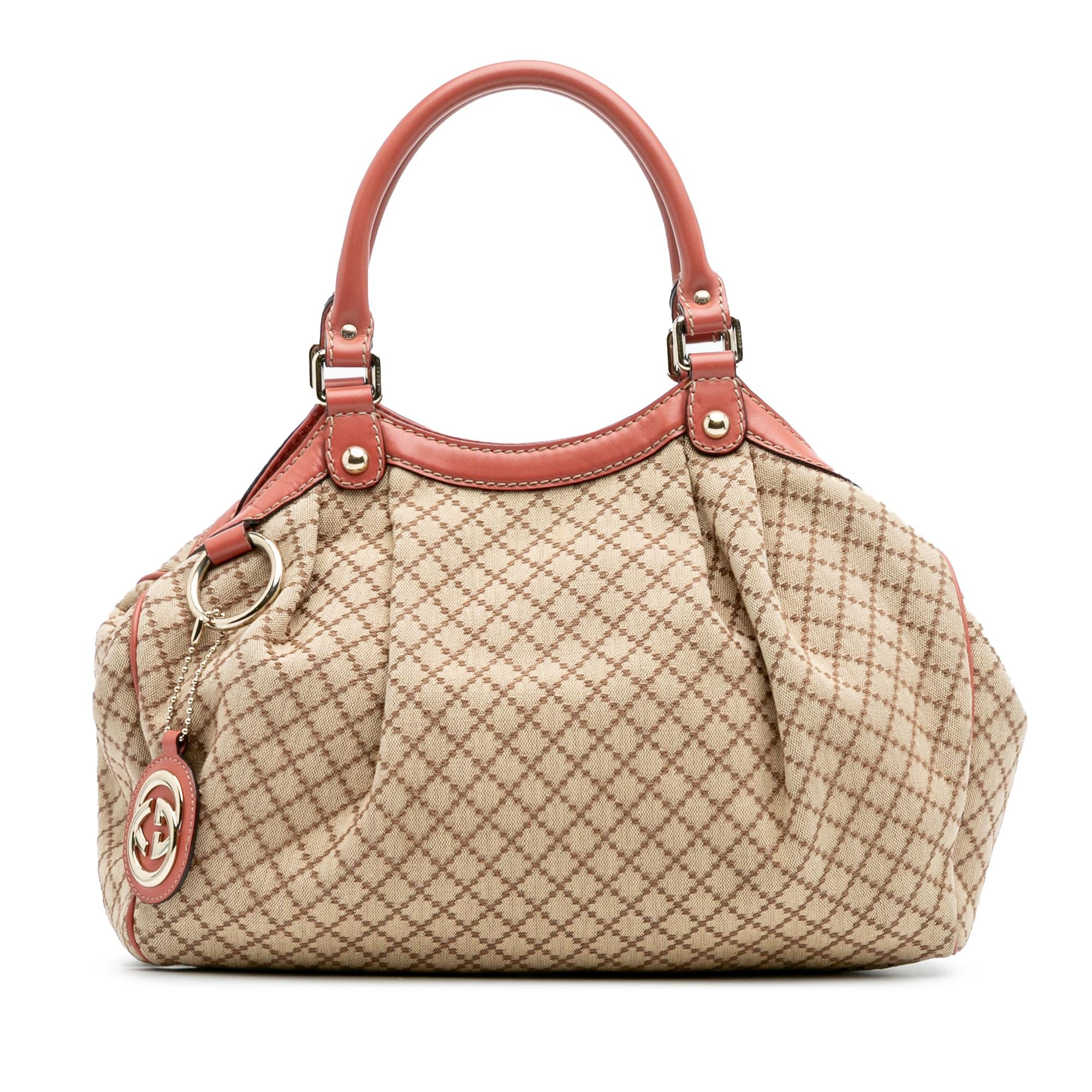 Gucci Medium Diamante Canvas Sukey Tote