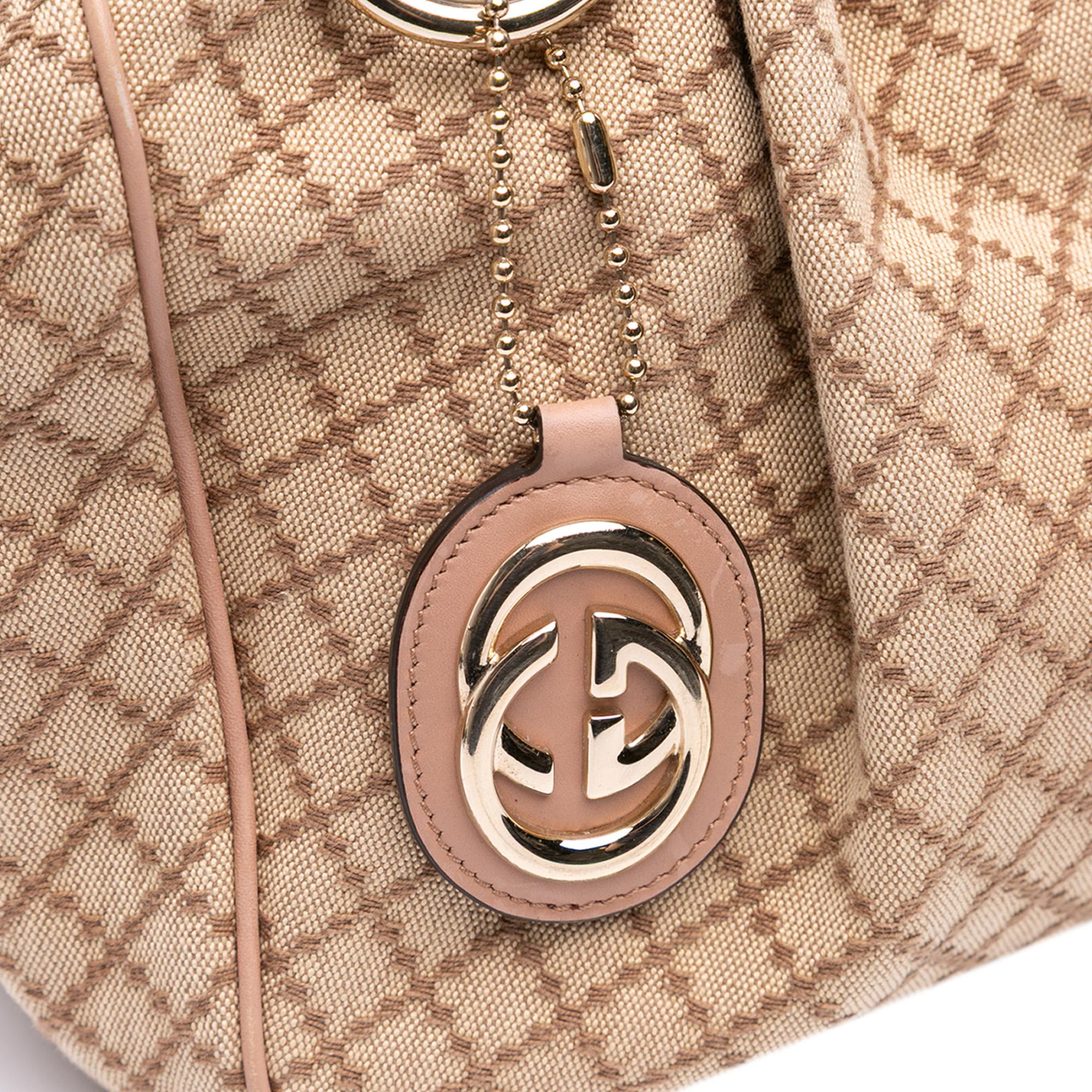 Gucci Medium Diamante Canvas Sukey Tote