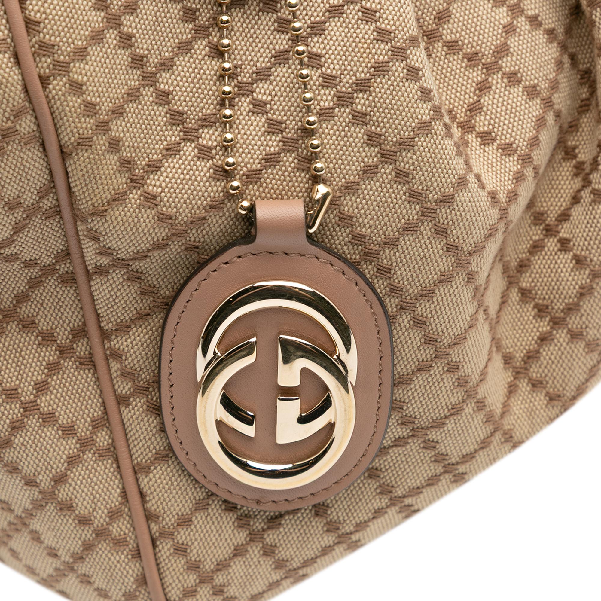 Gucci Medium Diamante Canvas Sukey Tote