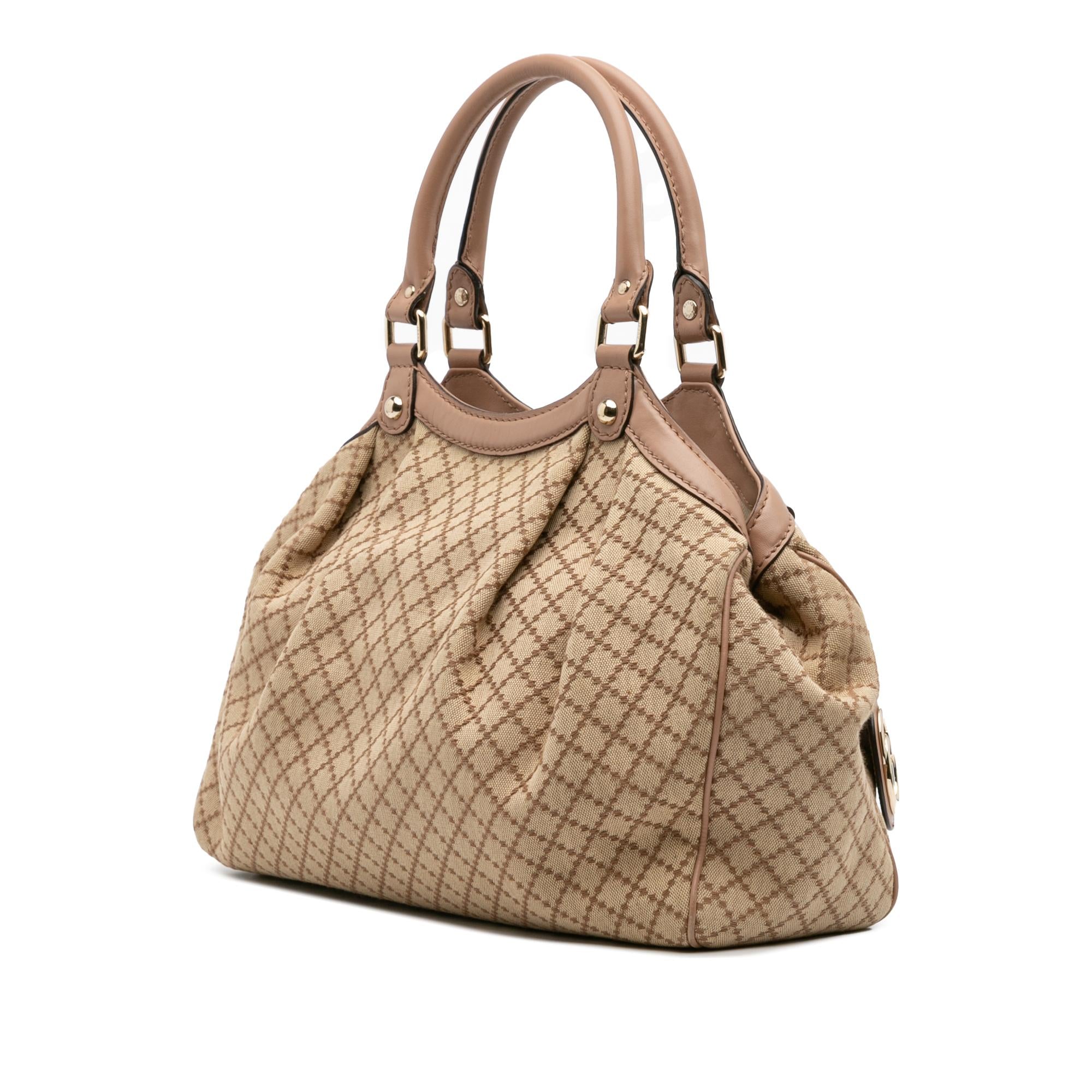 Gucci Medium Diamante Canvas Sukey Tote