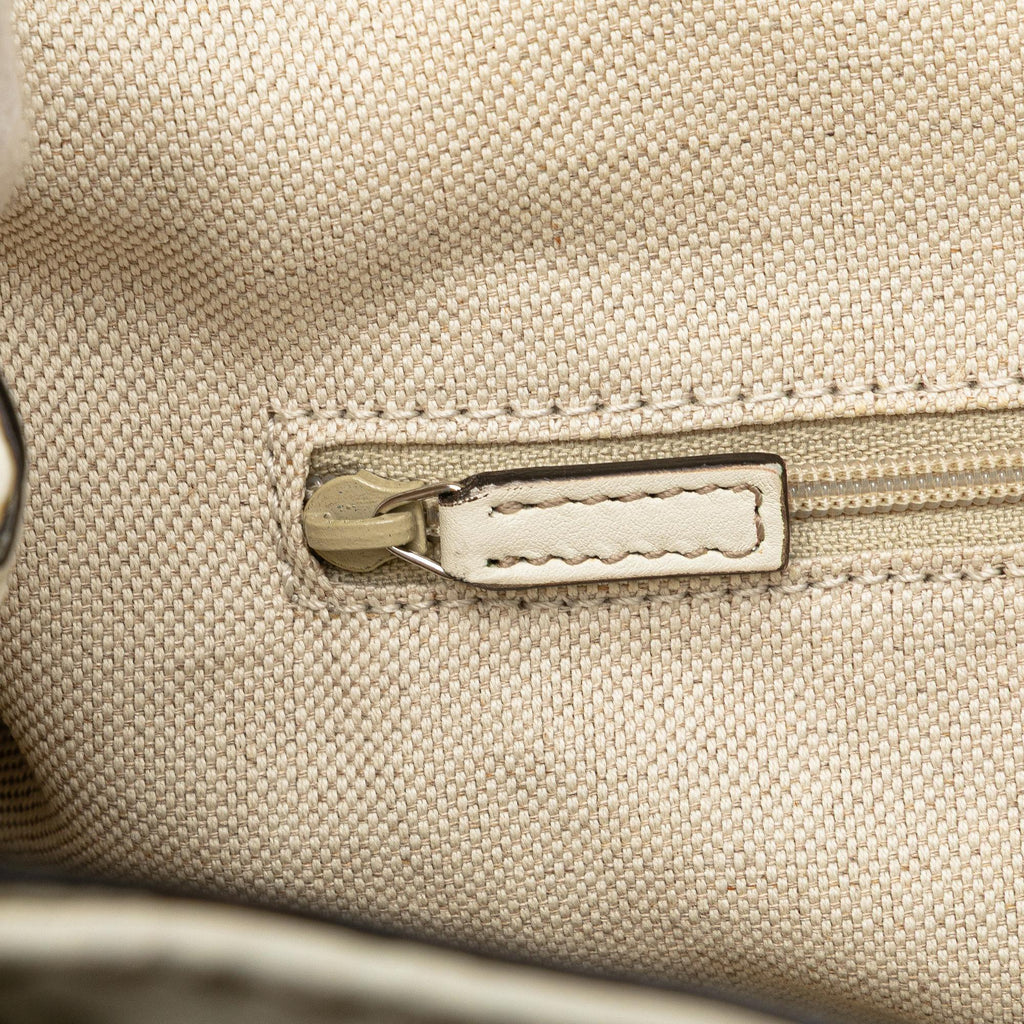 Gucci Medium Diamante Raffia Sukey Tote