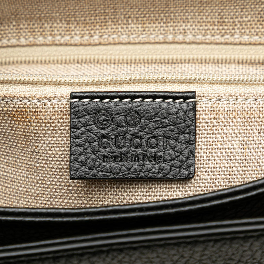 Gucci Medium Dollar Calf Interlocking G Satchel (SHG-tQe7al)