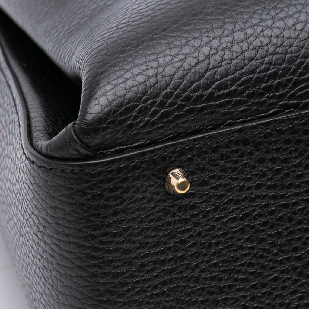Gucci Medium Dollar Calf Interlocking G Satchel
