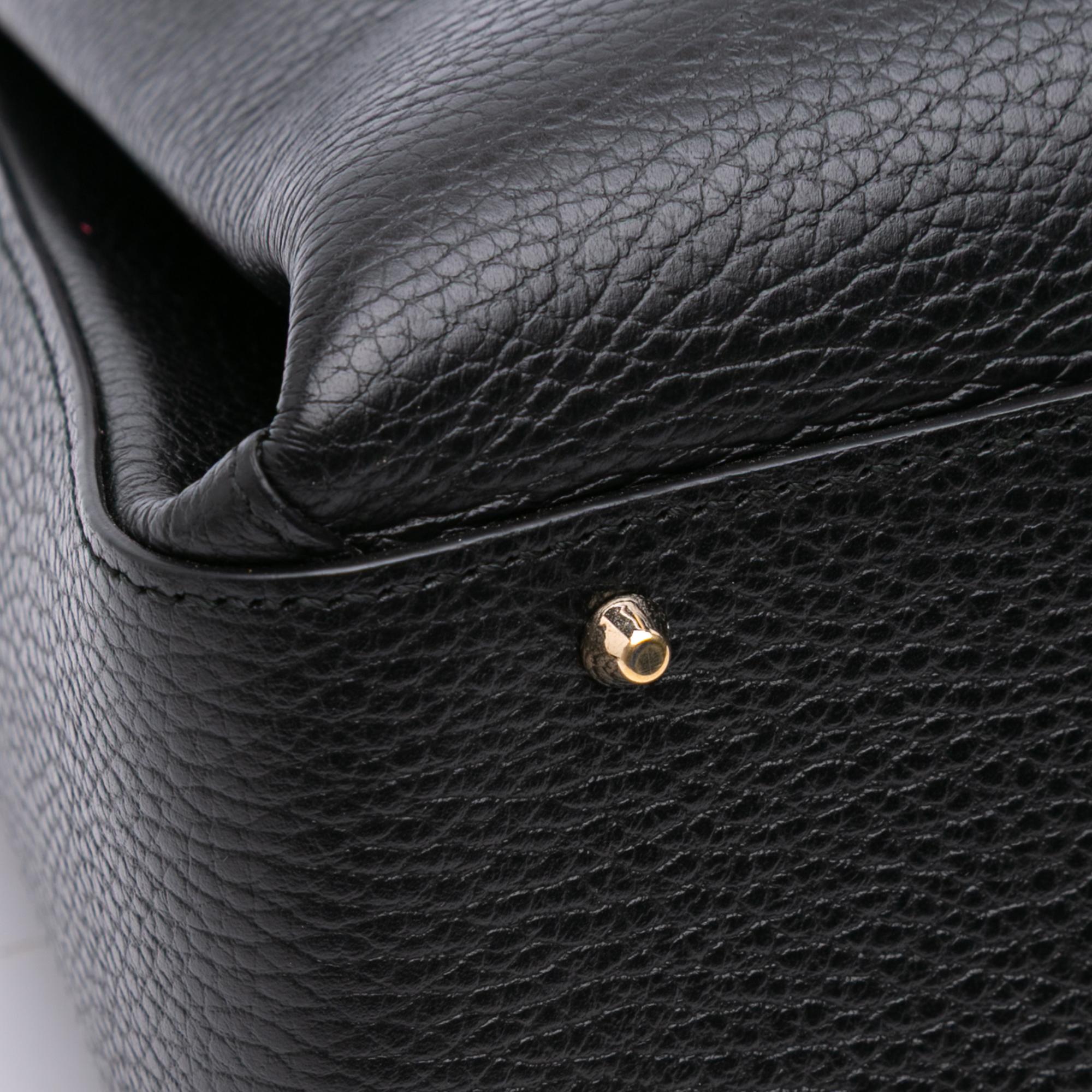 Gucci Medium Dollar Calf Interlocking G Satchel