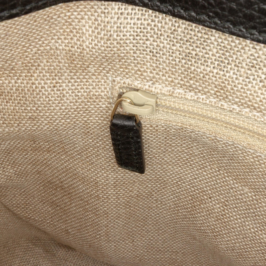 Gucci Medium Dollar Calf Interlocking G Satchel