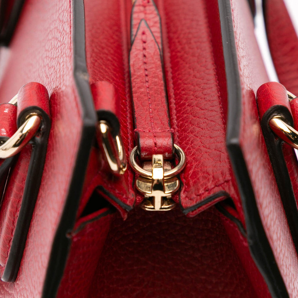Gucci Medium Dollar Calf Soho Top Handle Convertible Tote