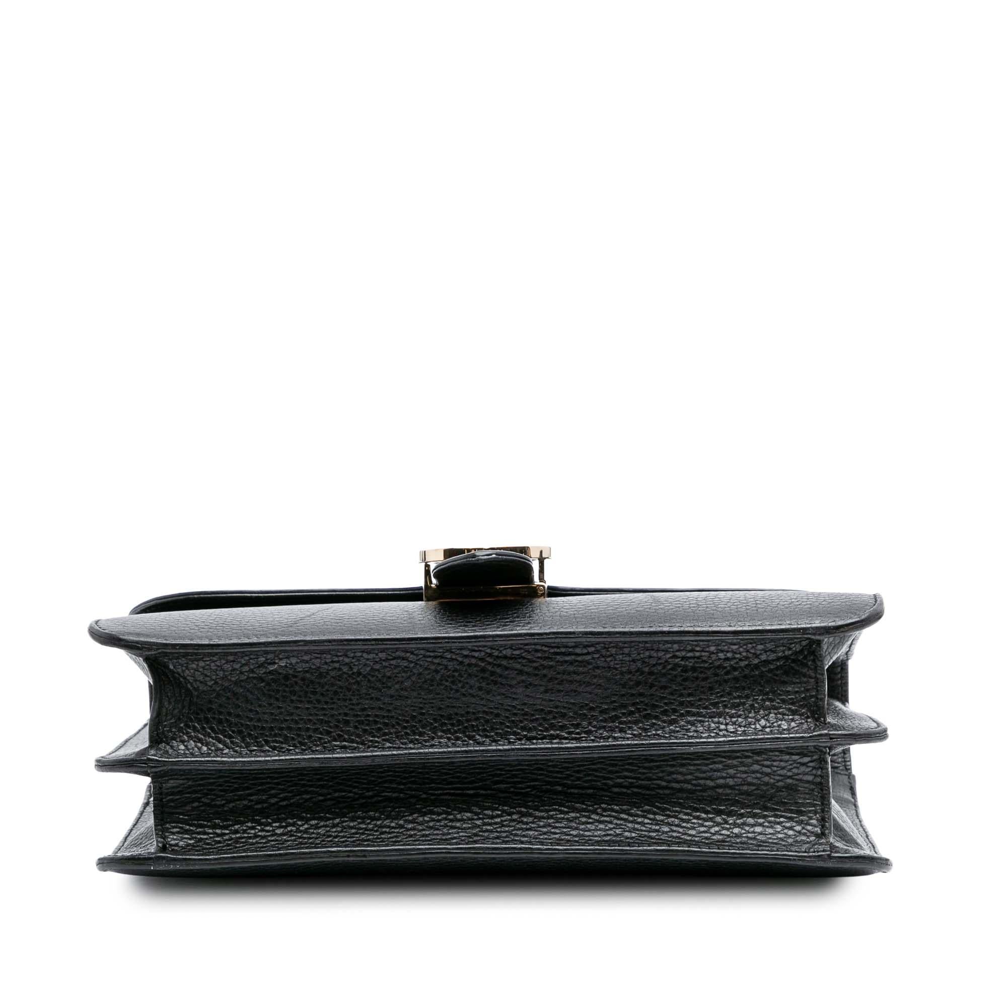 Gucci Medium Dollar Calfskin Interlocking G Crossbody