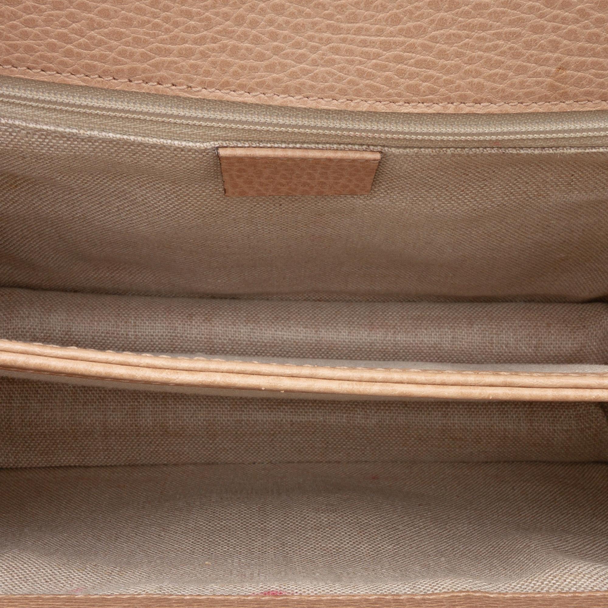 Gucci Medium Dollar Calfskin Interlocking G Crossbody