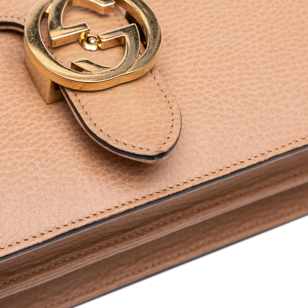 Gucci Medium Dollar Calfskin Interlocking G Crossbody