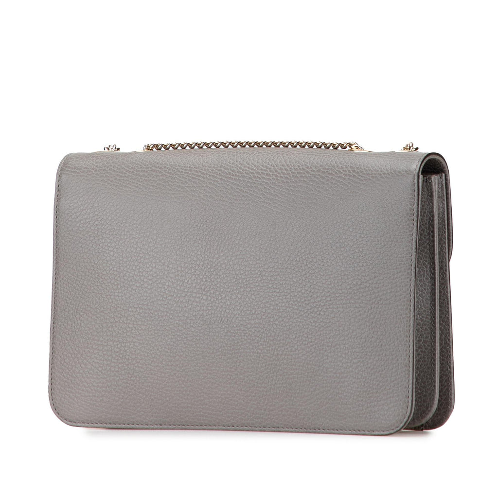 Gucci Medium Dollar Calfskin Interlocking G Crossbody