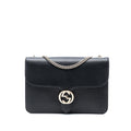 Gucci Medium Dollar Calfskin Interlocking G Crossbody