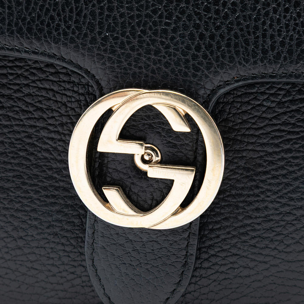 Gucci Medium Dollar Calfskin Interlocking G Crossbody
