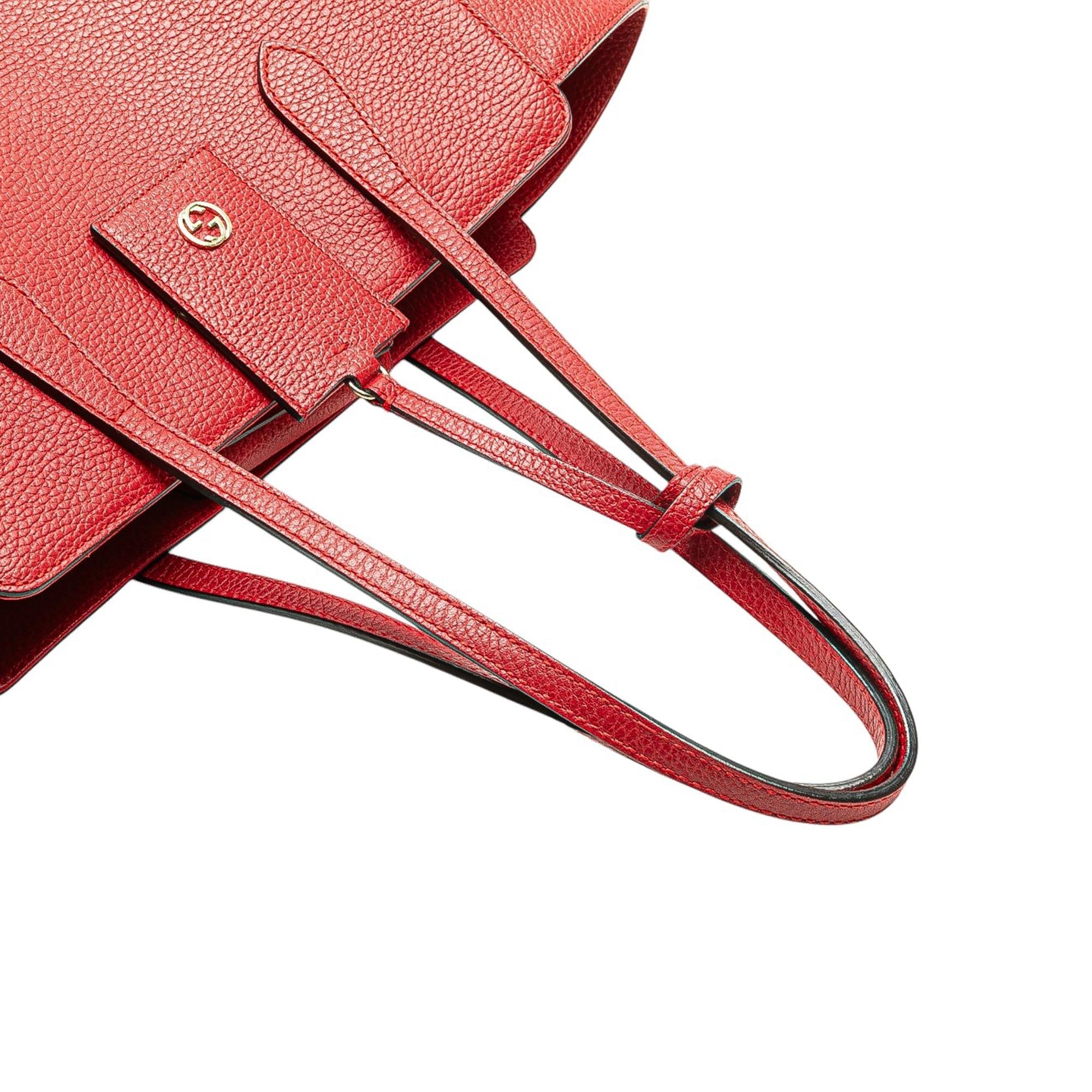 Gucci Medium Dollar Calfskin Swing Tote
