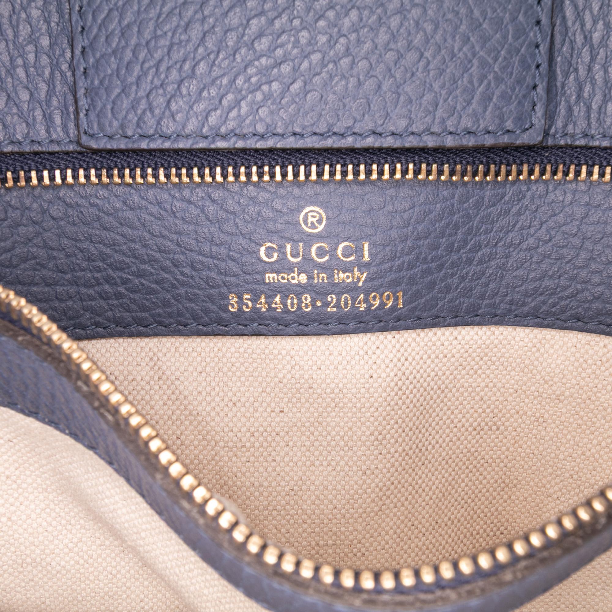 Gucci Medium Dollar Calfskin Swing Tote