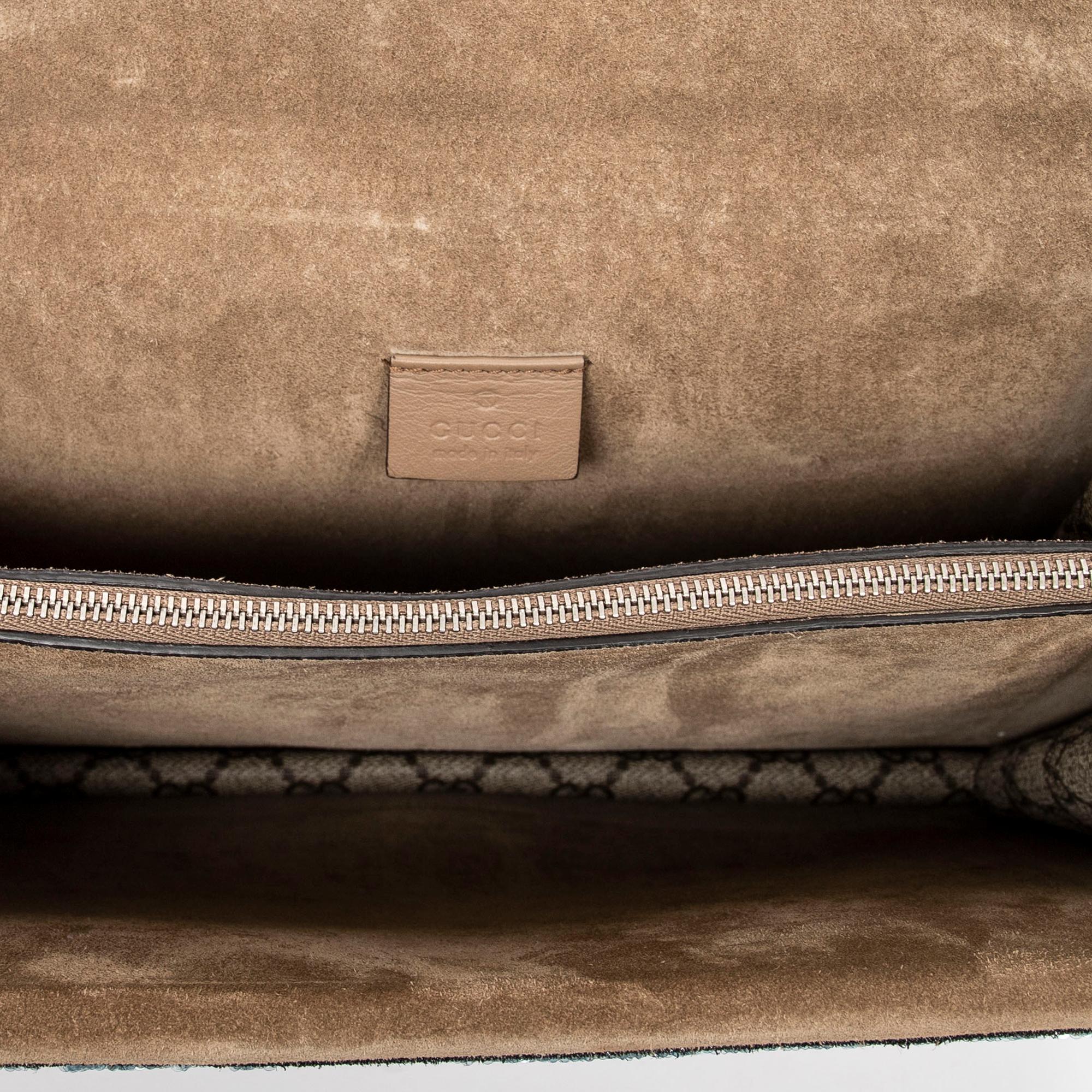 Gucci Medium Embellished GG Supreme Dionysus Shoulder Bag (SHG-jB9ofC)