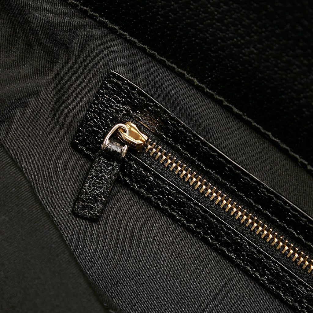 Gucci Medium Embossed Horsebit Velvet Punch Tote (SHG-LahSsr)