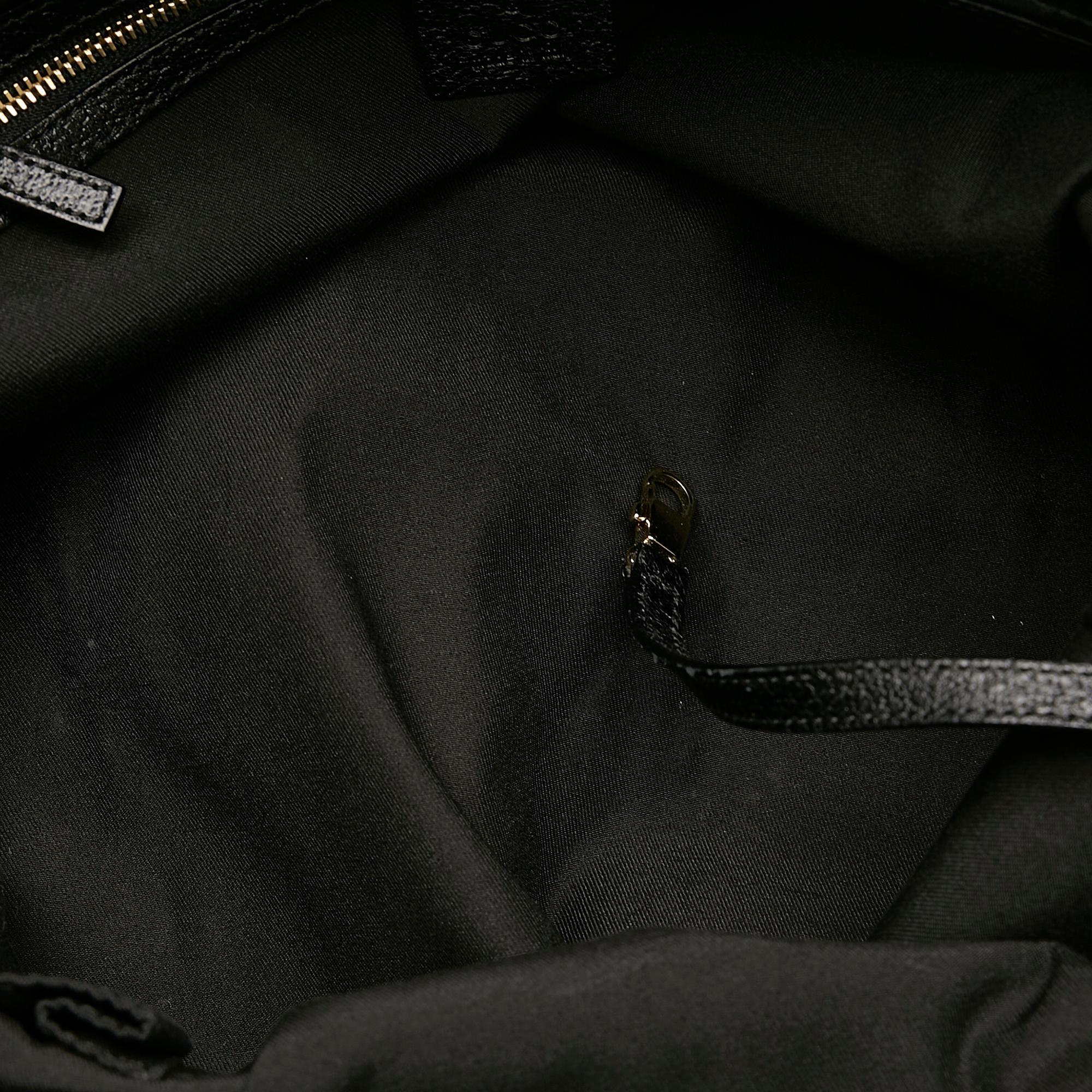 Gucci Medium Embossed Horsebit Velvet Punch Tote (SHG-LahSsr)