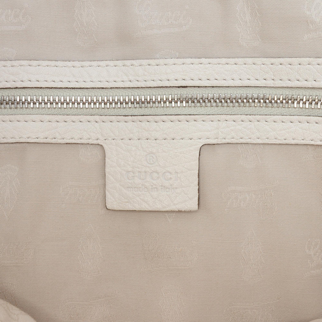 Gucci Medium GG Canvas Bamboo Bar Tote