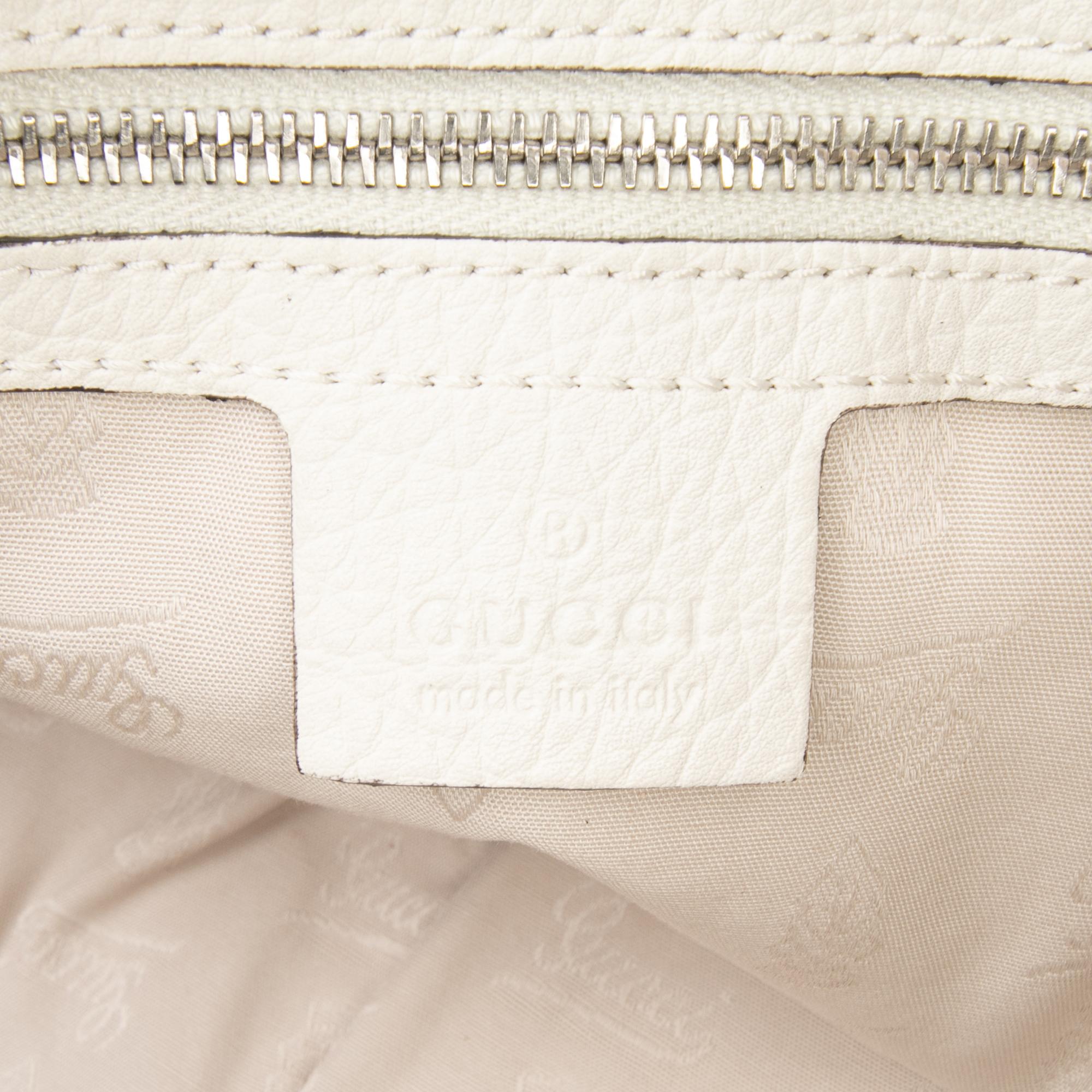 Gucci Medium GG Canvas Bamboo Bar Tote