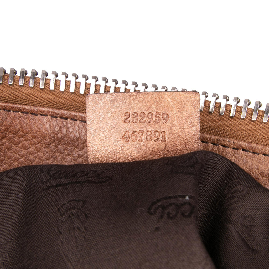 Gucci Medium GG Canvas Bamboo Bar Tote