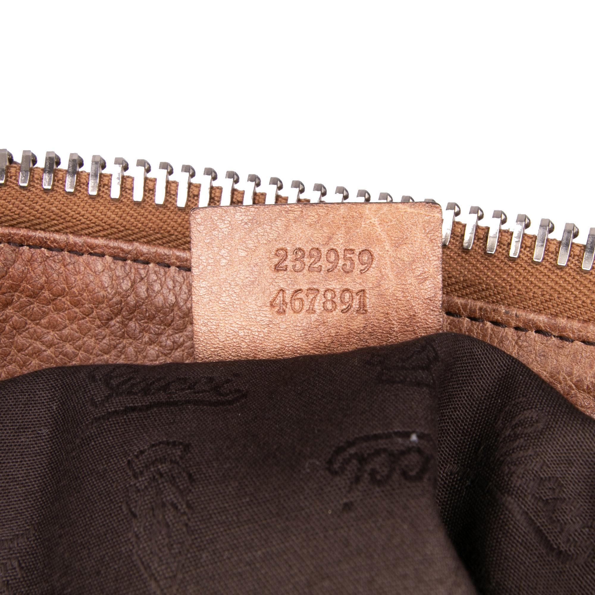 Gucci Medium GG Canvas Bamboo Bar Tote