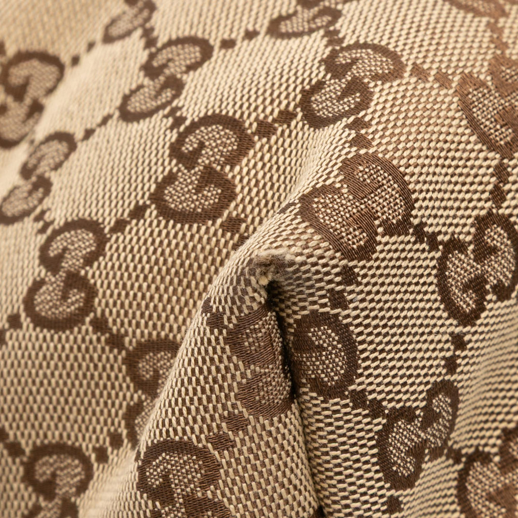 Gucci Medium GG Canvas Bamboo Bar Tote