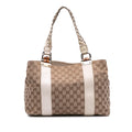 Gucci Medium GG Canvas Bamboo Libeccio Tote