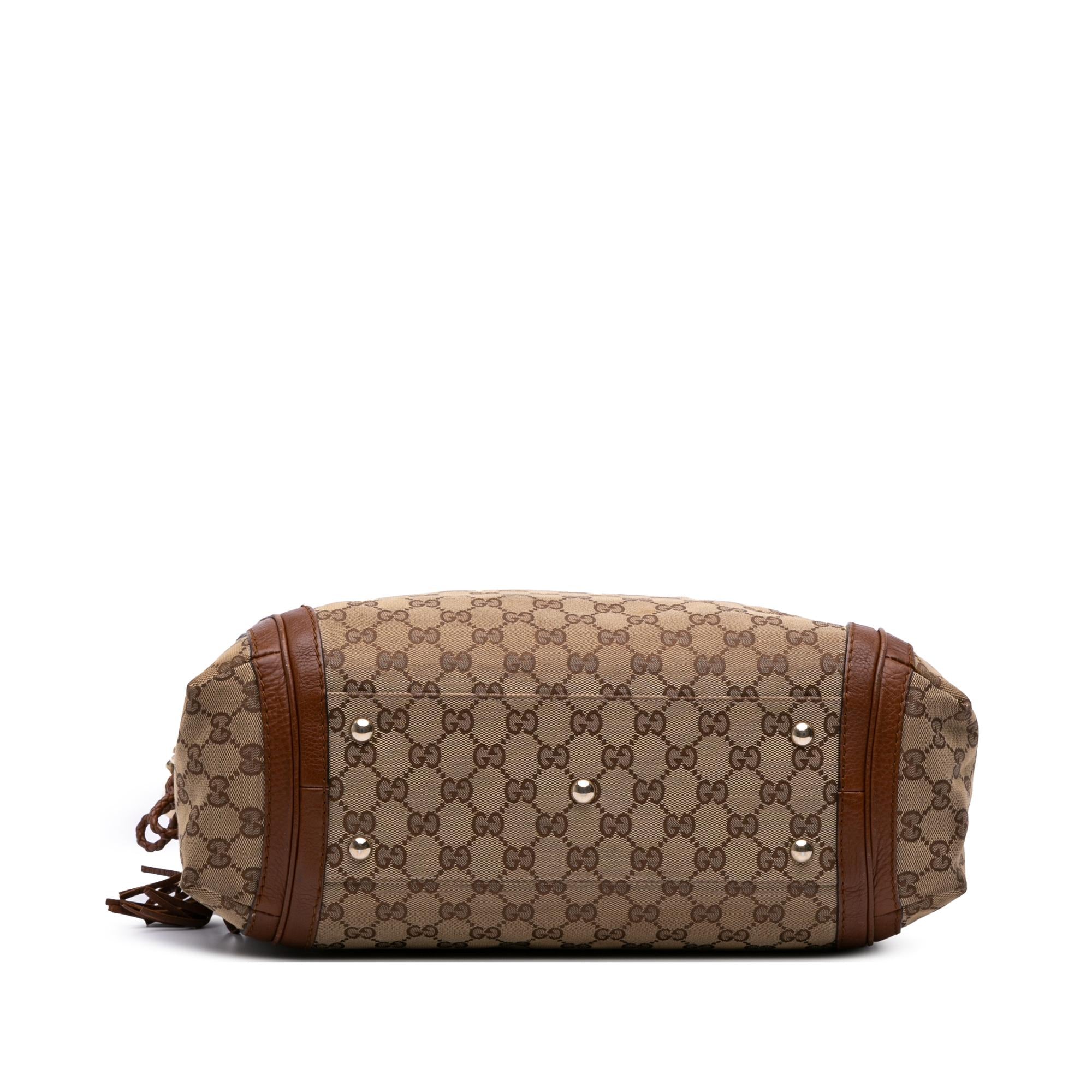 Gucci Medium GG Canvas Bella Shoulder Bag