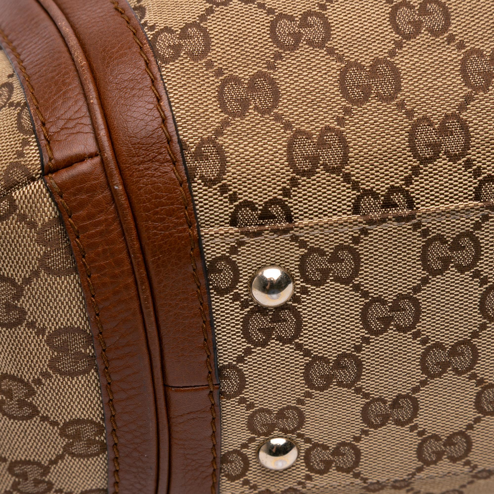 Gucci Medium GG Canvas Bella Shoulder Bag