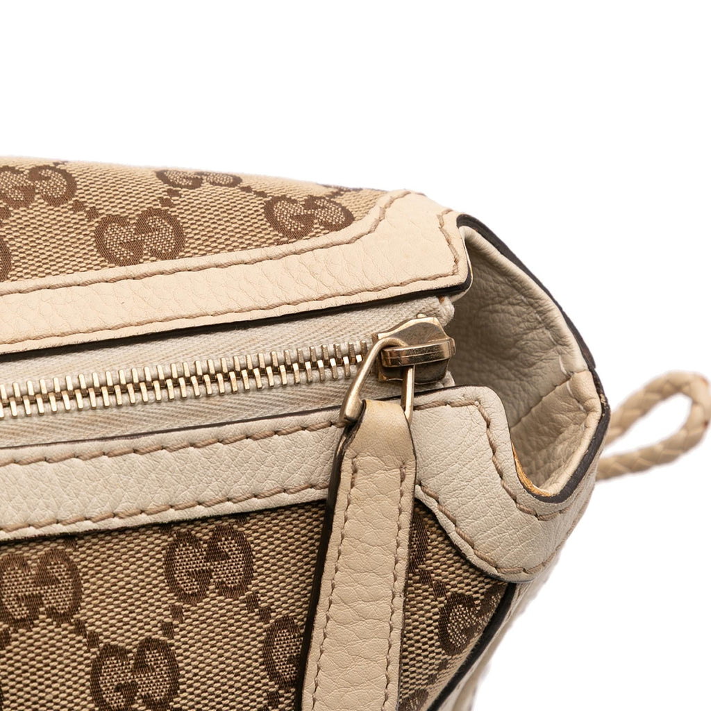 Gucci Medium GG Canvas Bella Shoulder Bag