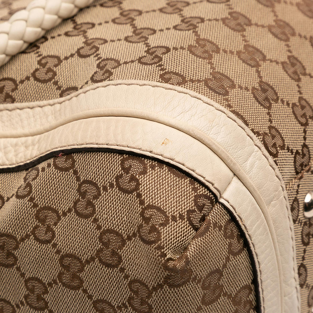 Gucci Medium GG Canvas Bella Shoulder Bag