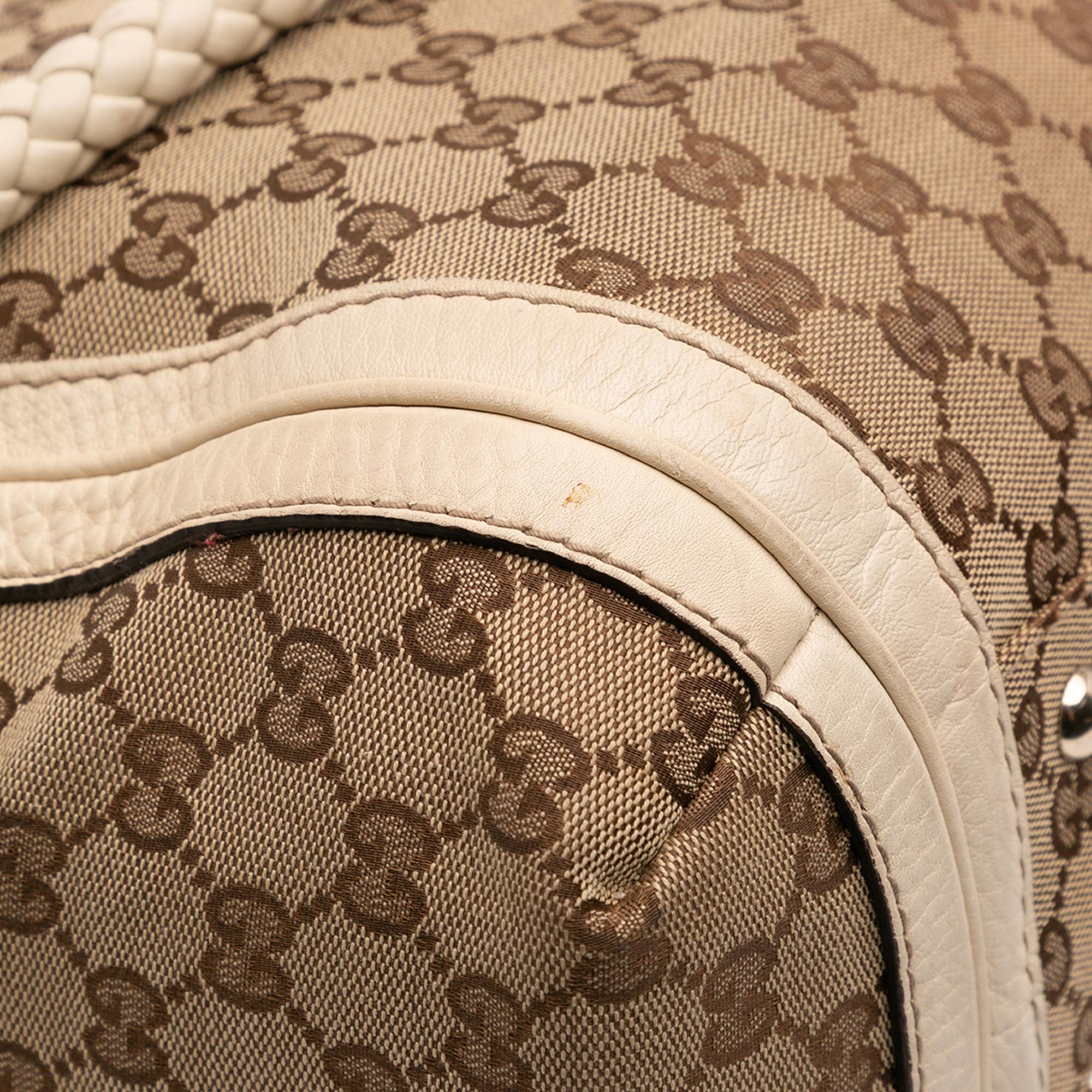 Gucci Medium GG Canvas Bella Shoulder Bag