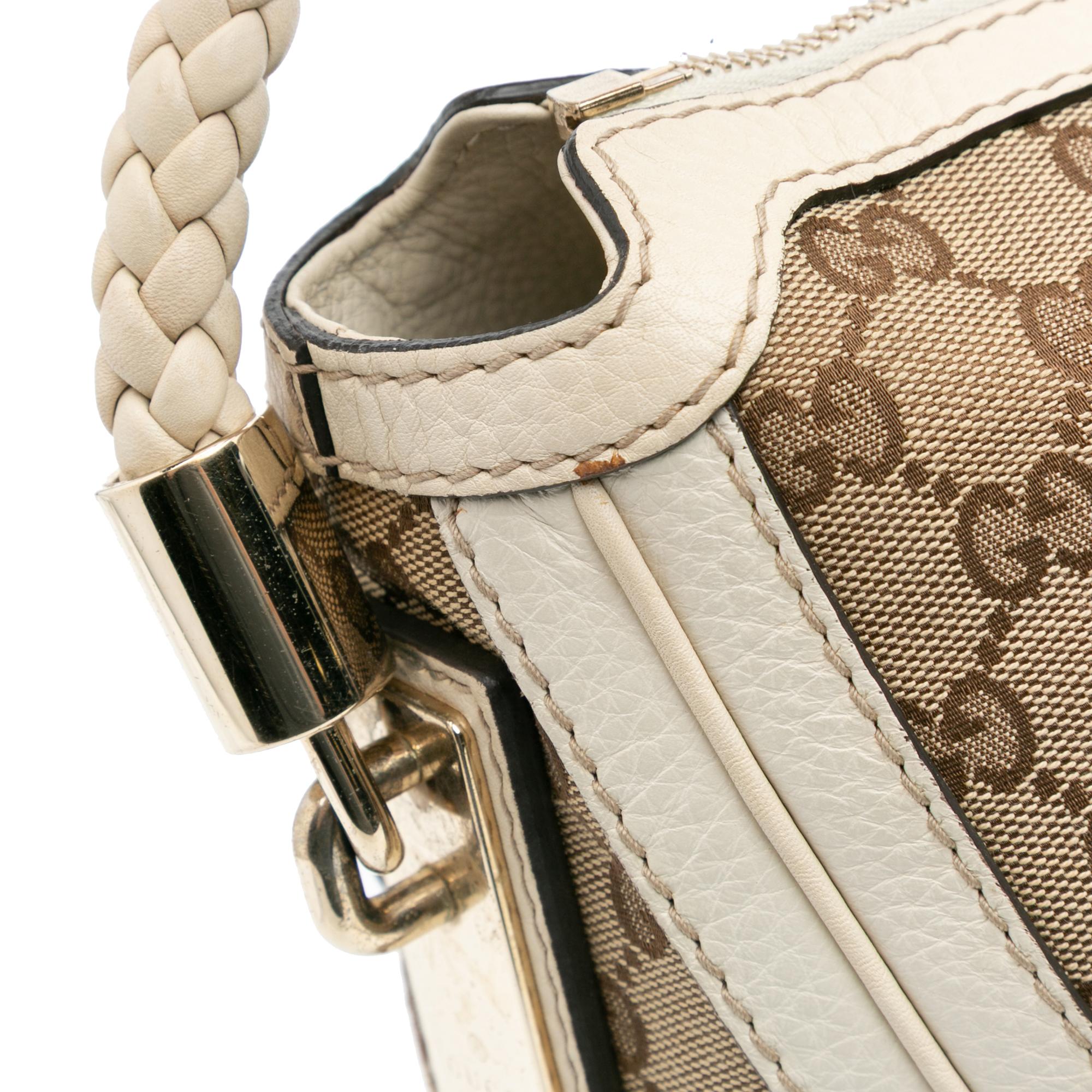 Gucci Medium GG Canvas Bella Shoulder Bag