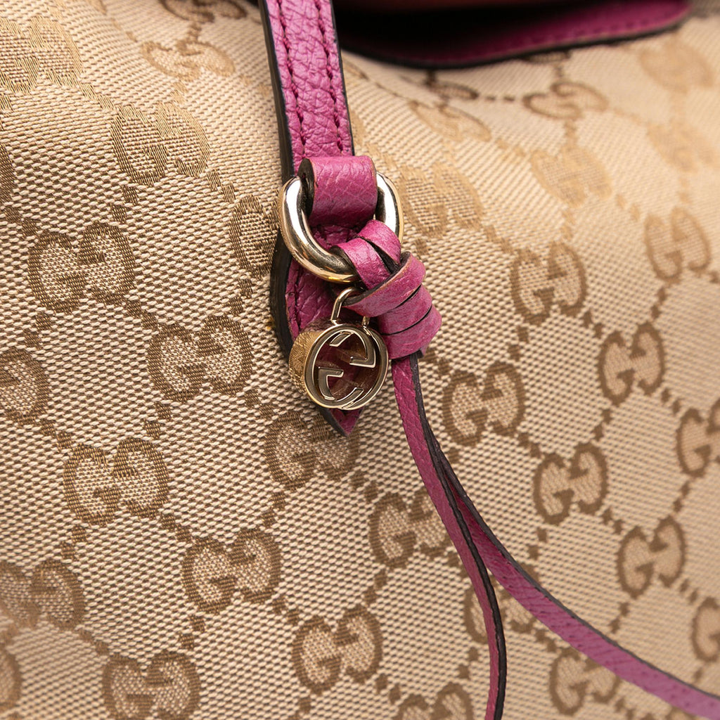 Gucci Medium GG Canvas Bree Satchel