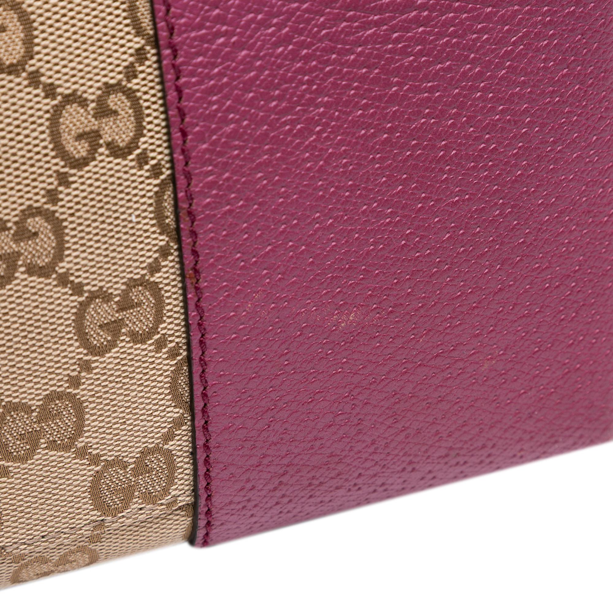 Gucci Medium GG Canvas Bree Satchel