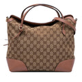 Gucci Medium GG Canvas Bree Satchel