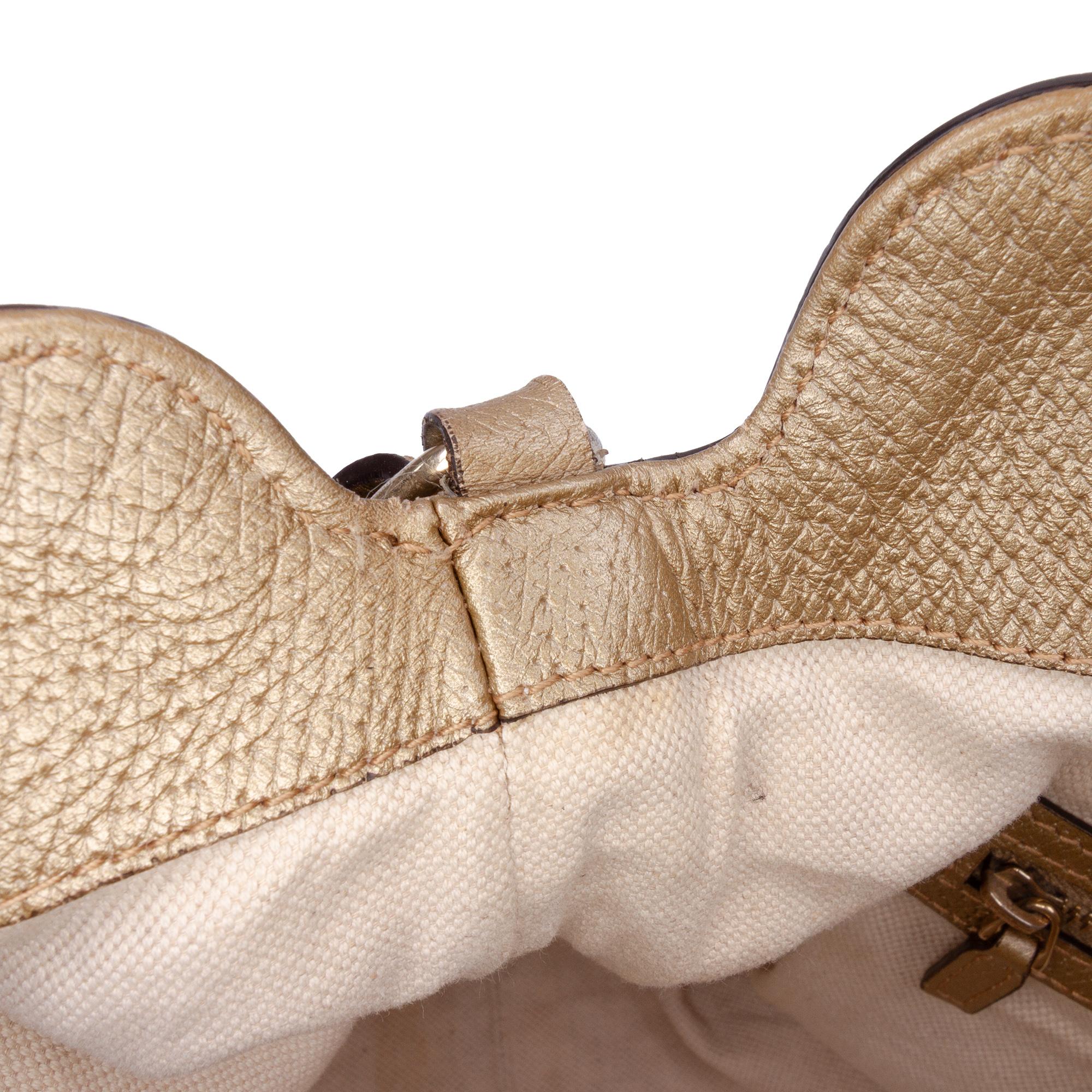 Gucci Medium GG Canvas Bree Satchel