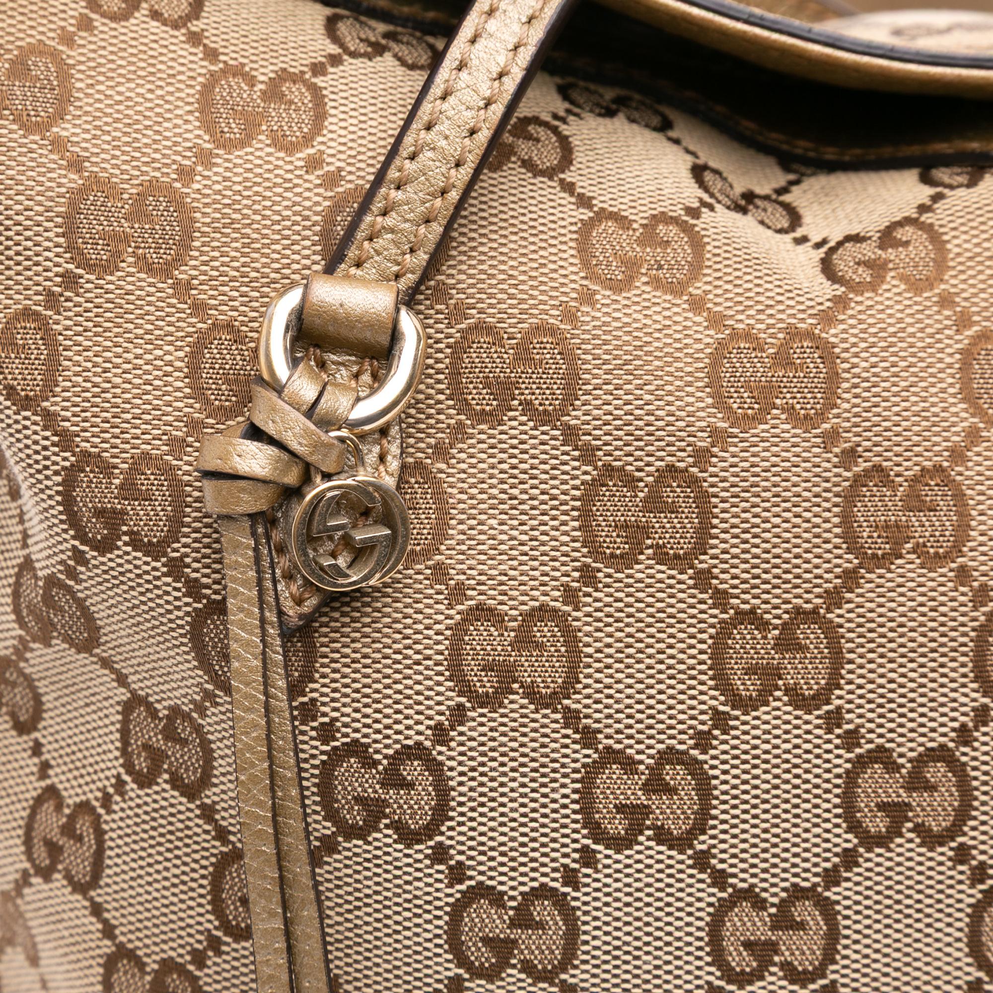 Gucci Medium GG Canvas Bree Satchel