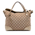 Gucci Medium GG Canvas Bree Satchel