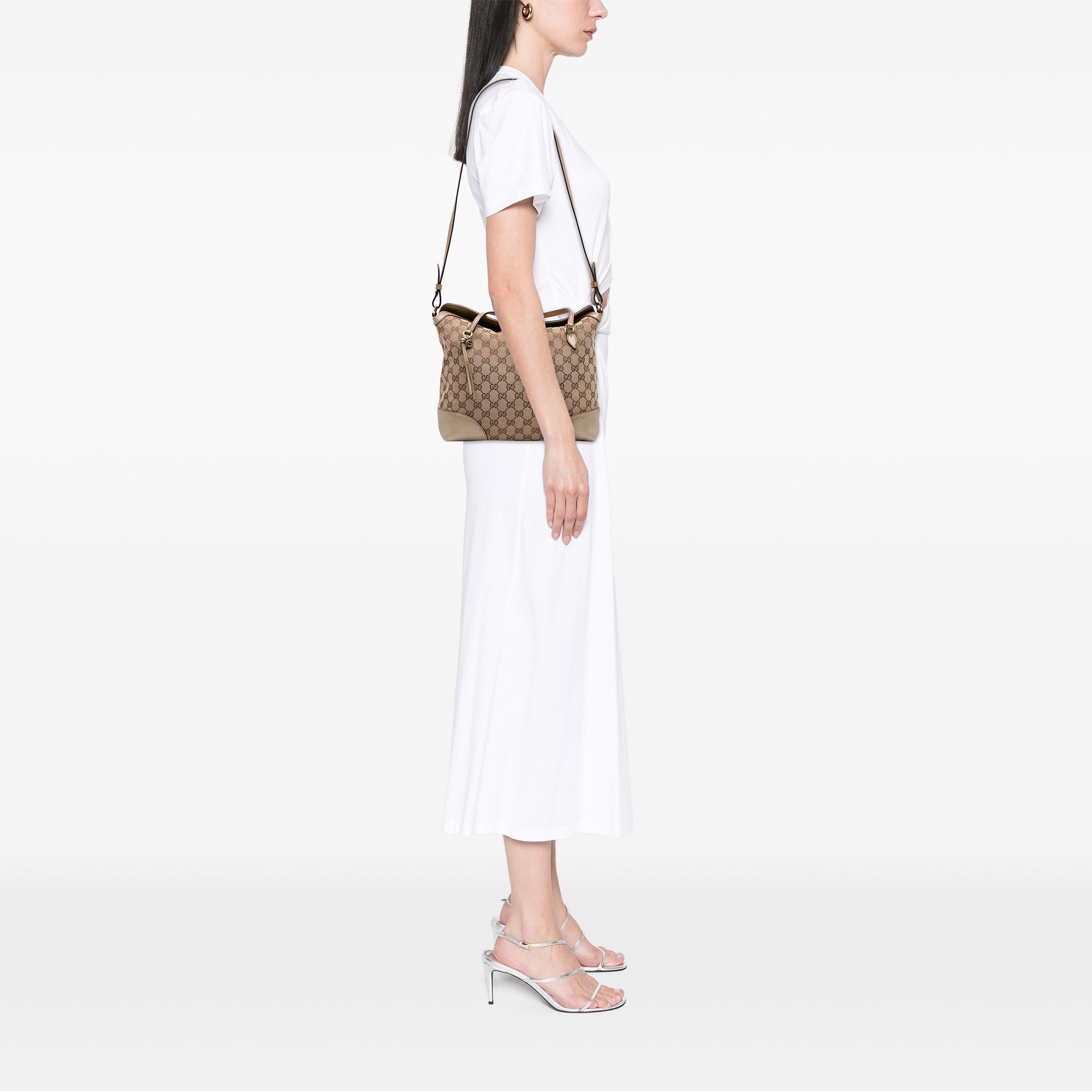Gucci Medium GG Canvas Bree Satchel