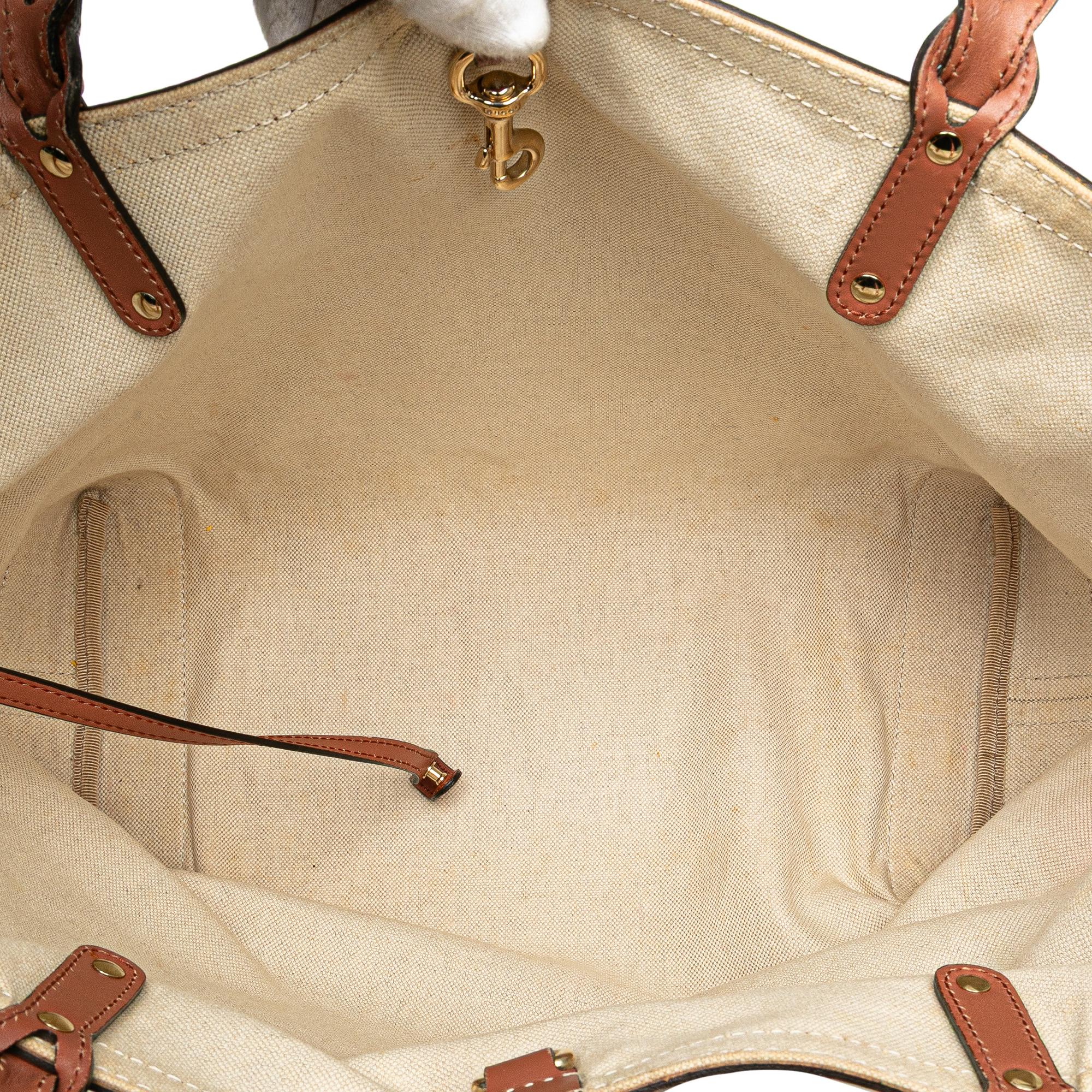Gucci Medium GG Canvas Craft Tote