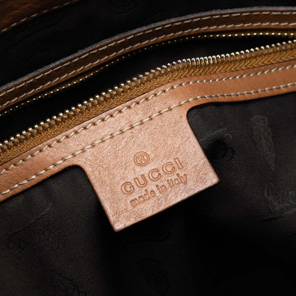 Gucci Medium GG Canvas GG Charm Tote