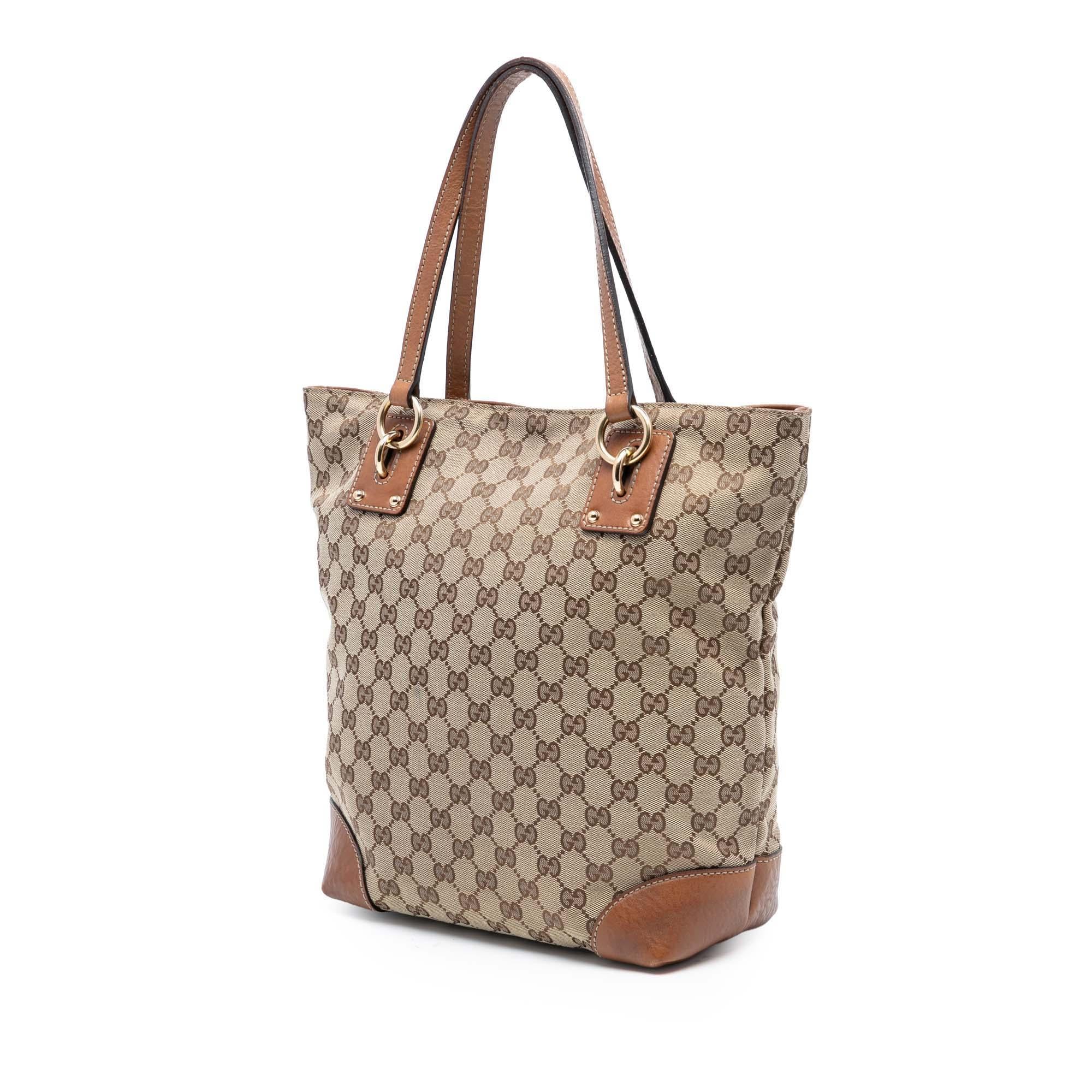 Gucci Medium GG Canvas GG Charm Tote